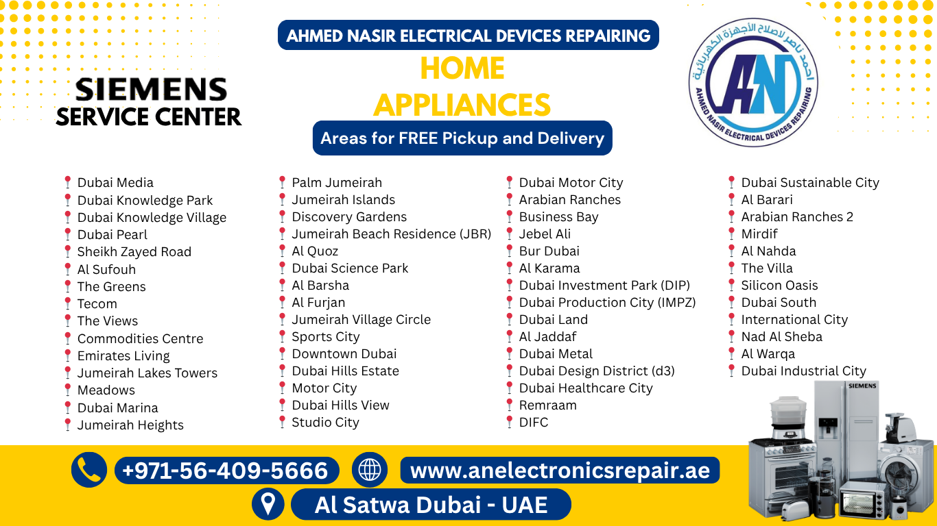Siemens Service Center in Arabian Ranches Dubai