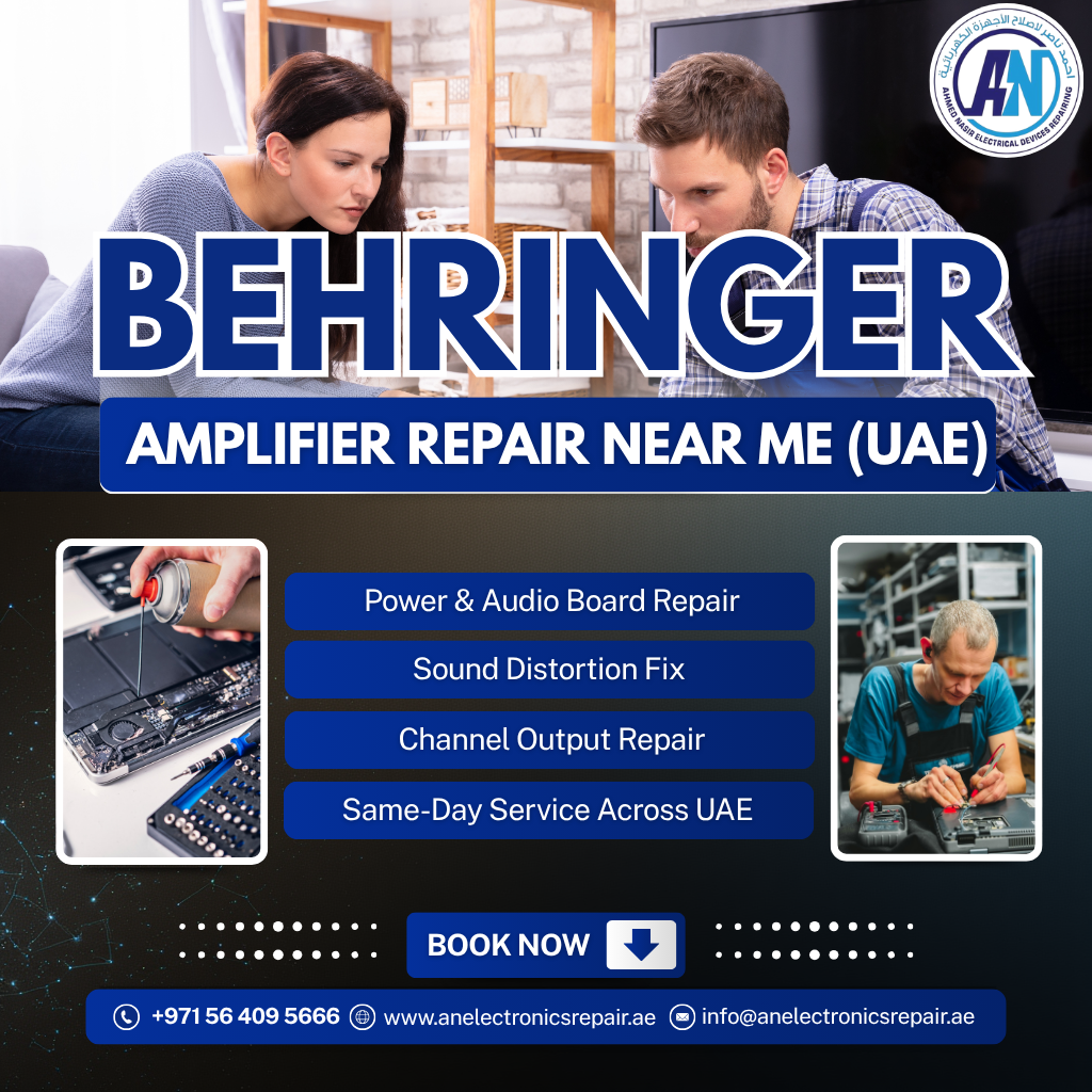 Behringer Amplifier Repair Near Me (UAE)