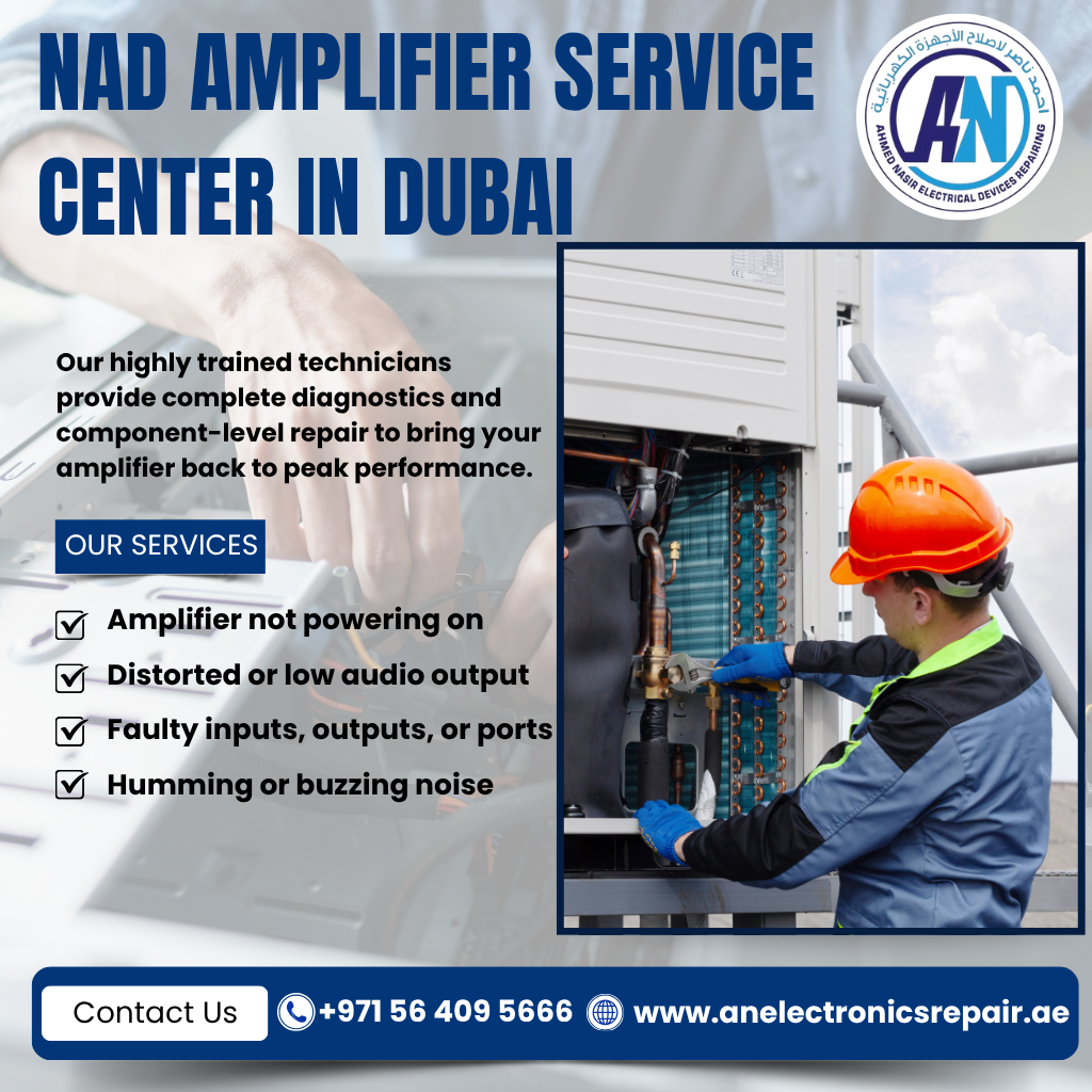NAD Amplifier Service Center in Dubai