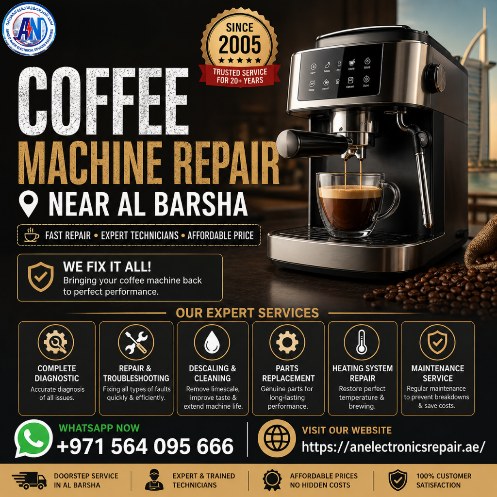 Coffee Machine Repair Near Al Barsha