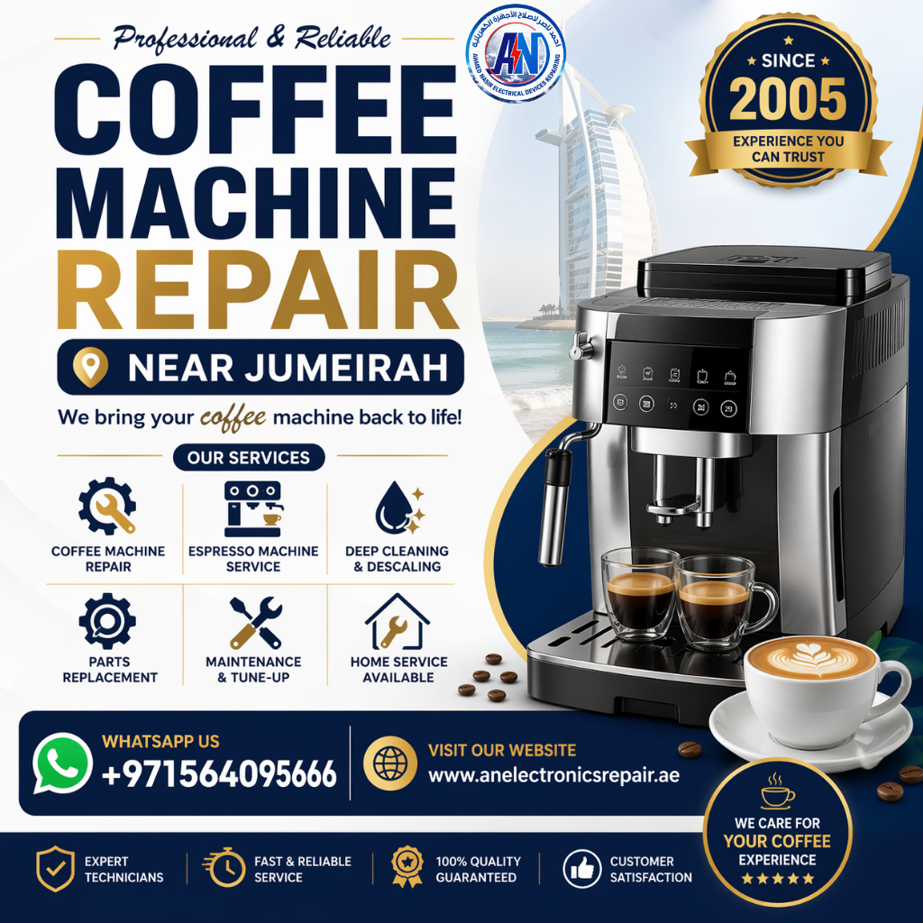 Coffee Machine Repair Near Jumeirah