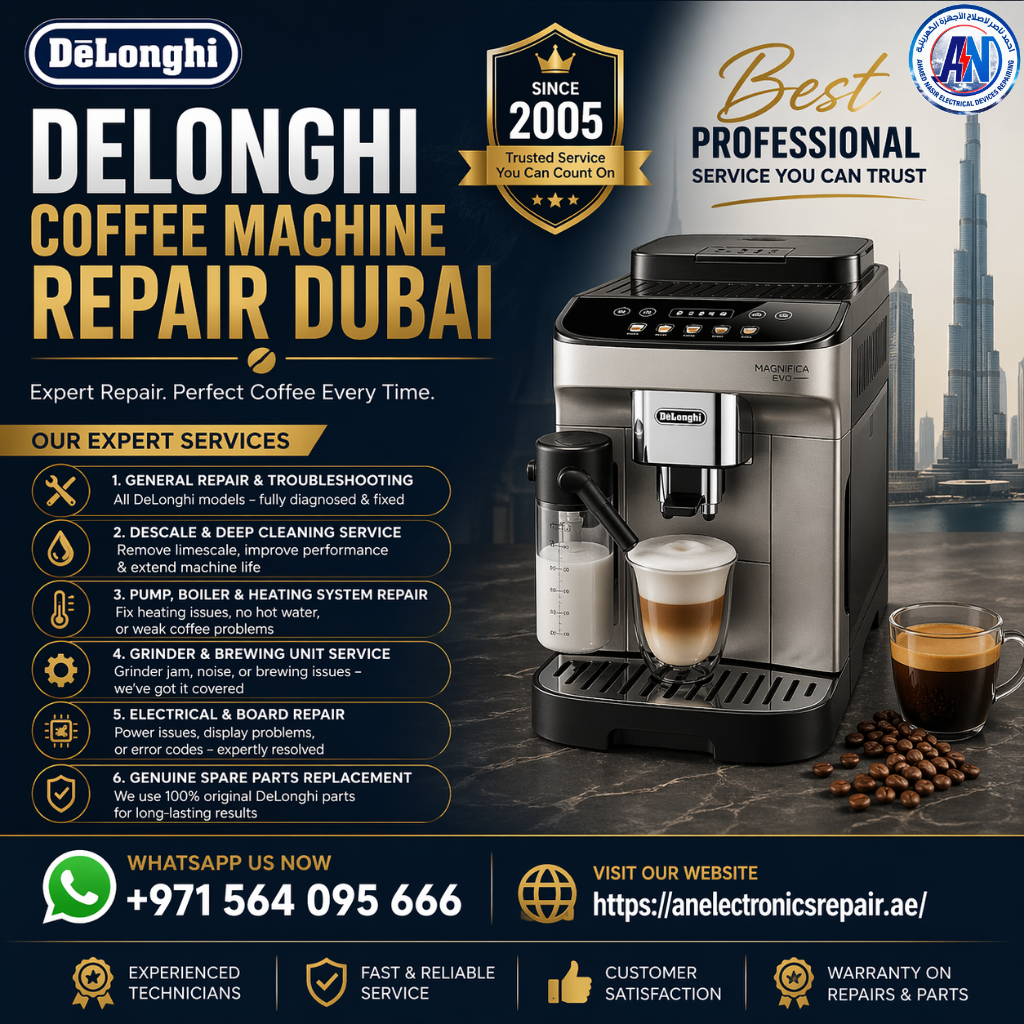 Delonghi Coffee Machine Repair Dubai
