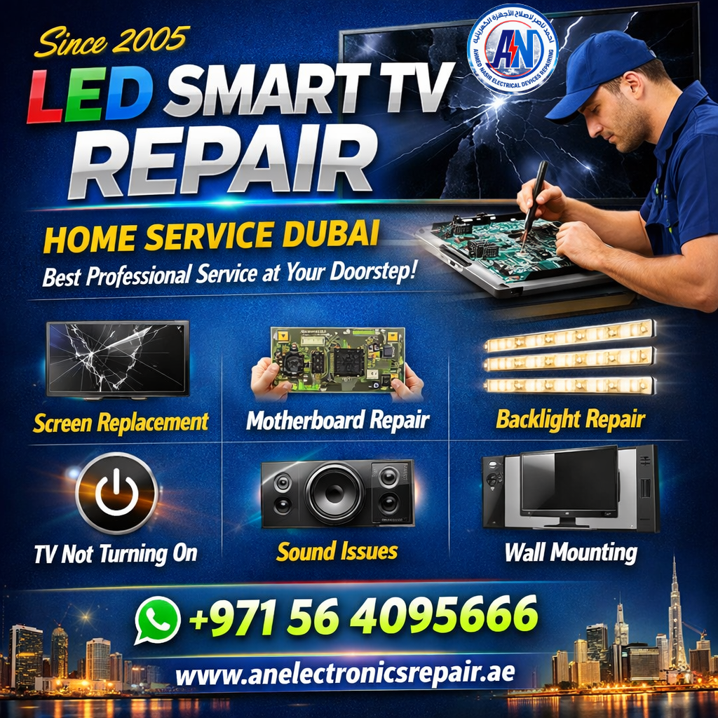 LED Smart TV Repair Home Service Dubai