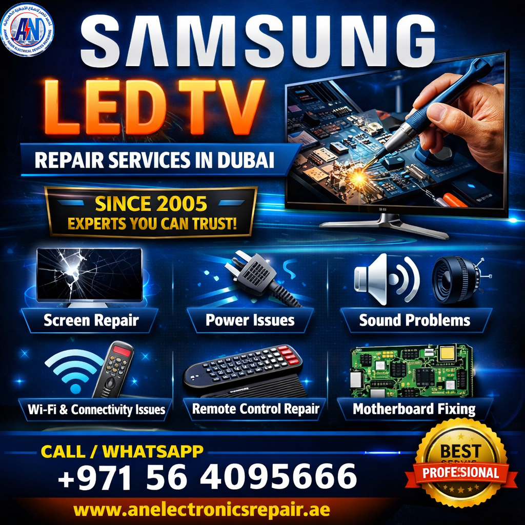 Samsung LED TV Repair Services in Dubai