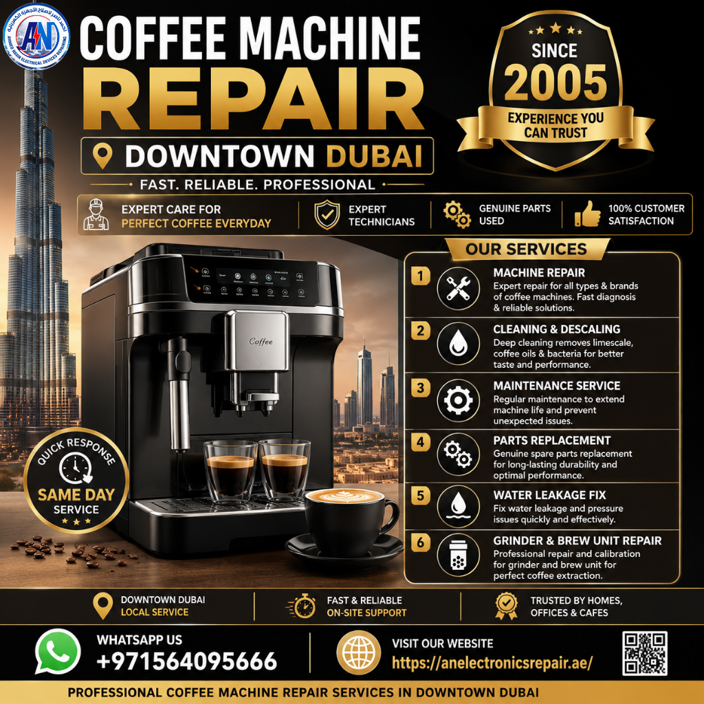 Coffee Machine Repair Downtown Dubai