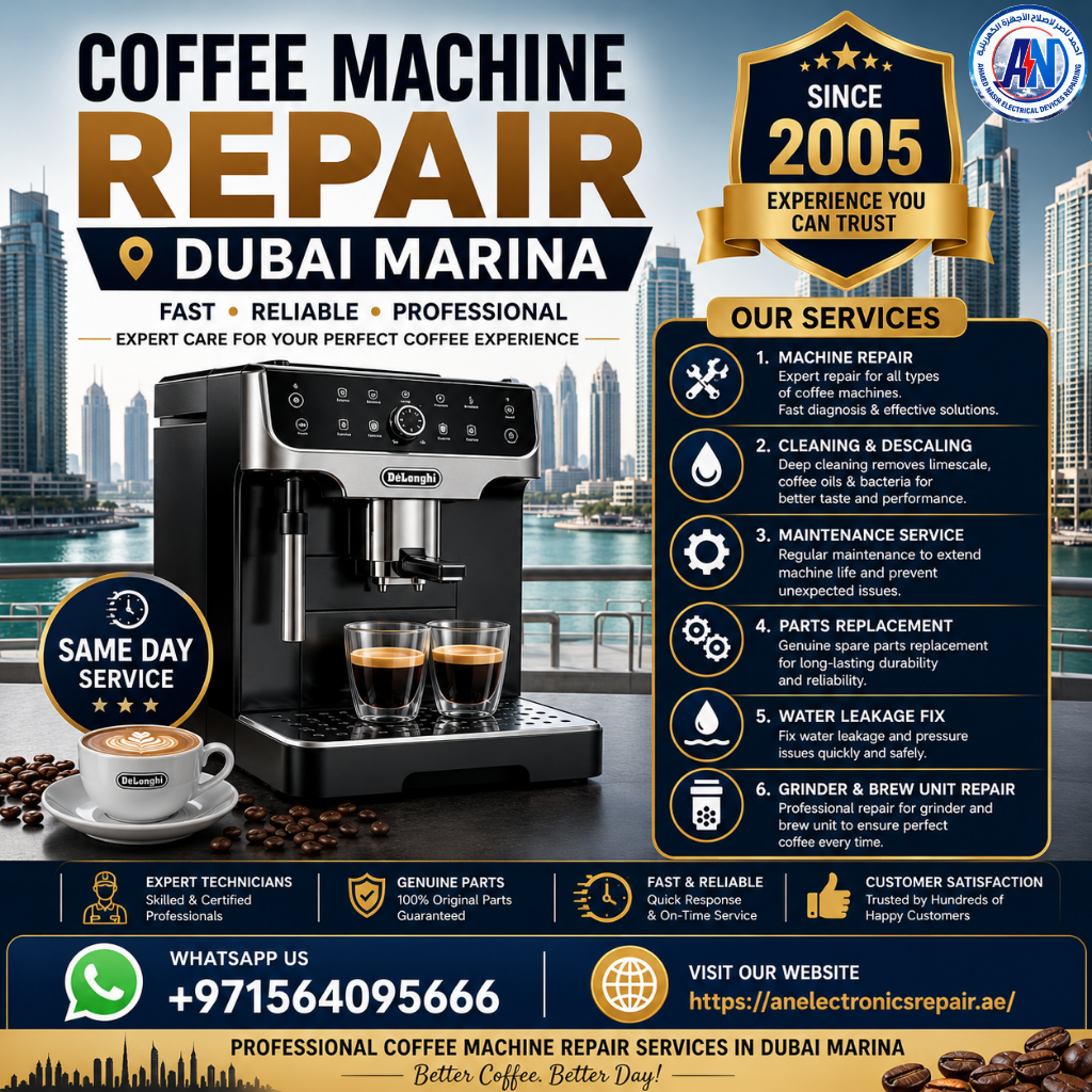 Coffee Machine Repair Dubai Marina