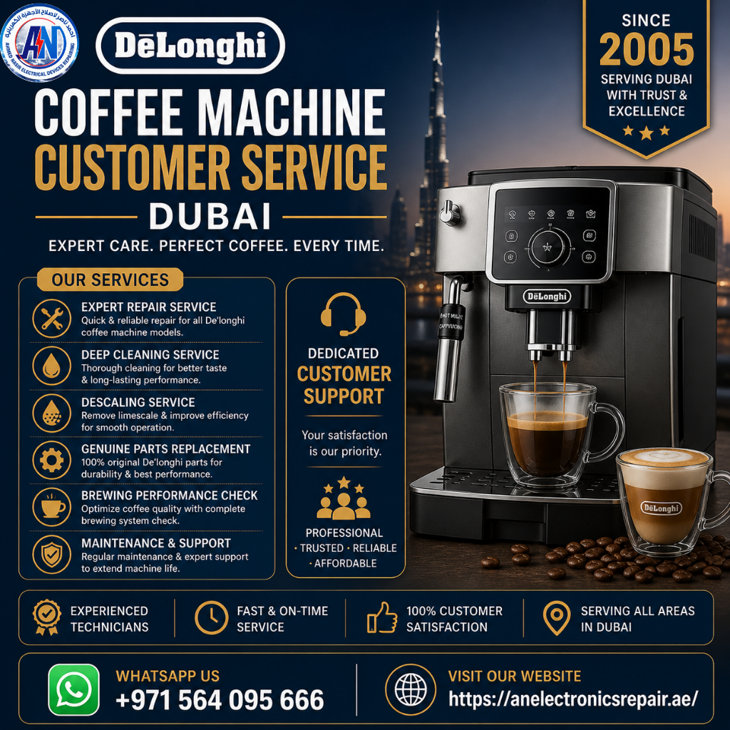 De'longhi Coffee Machine Customer Service Dubai