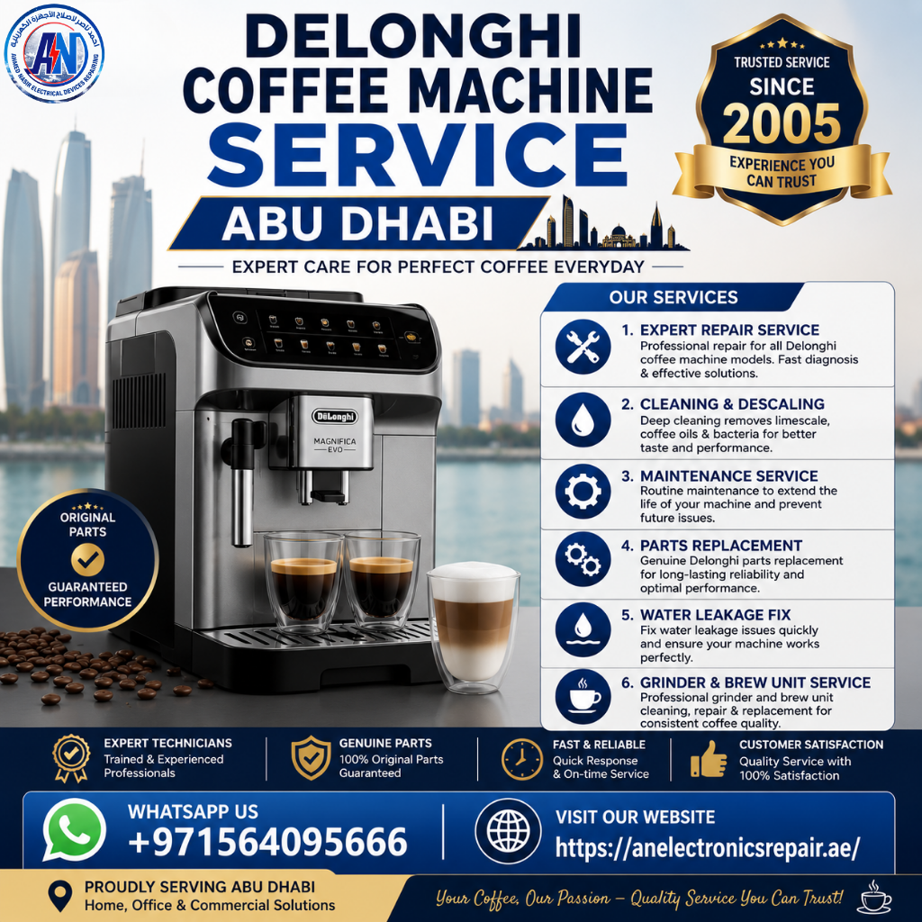 Delonghi Coffee Machine Service Abu Dhabi