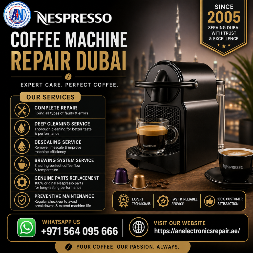 Nespresso Coffee Machine Repair Dubai