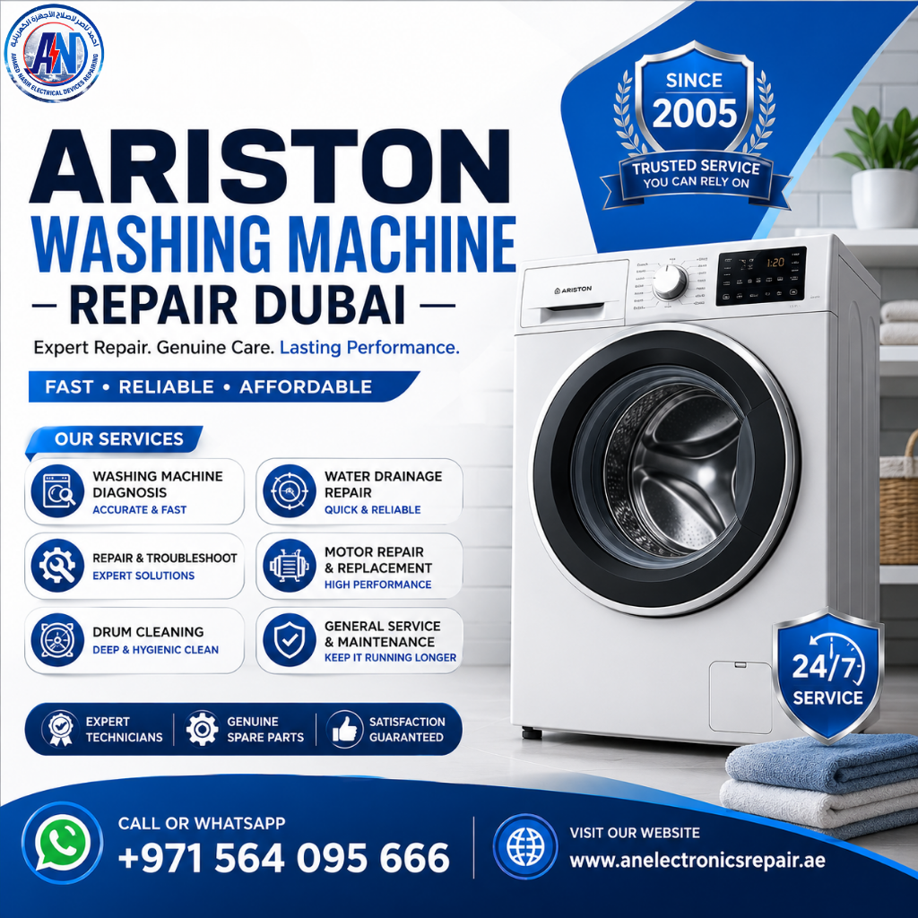 Ariston Washing Machine Repair Dubai