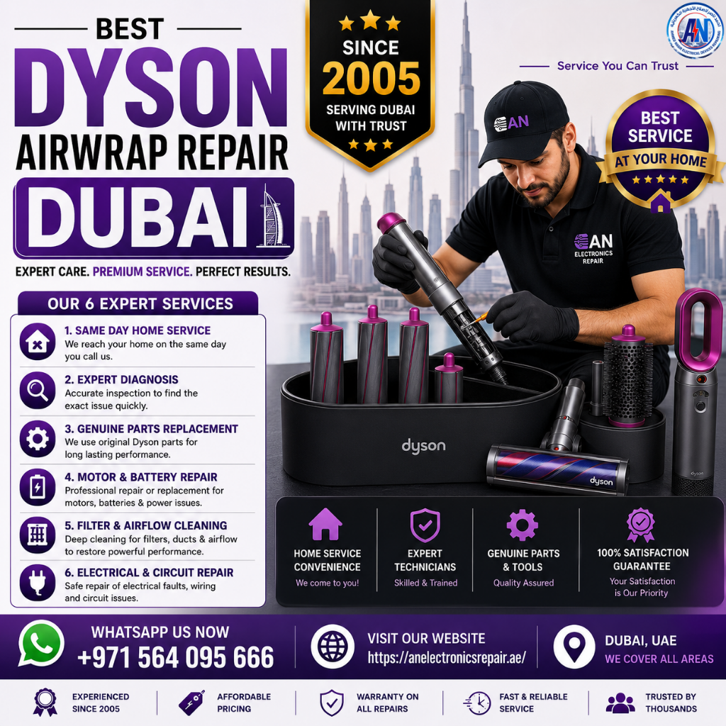 Best Dyson Airwrap Repair Dubai