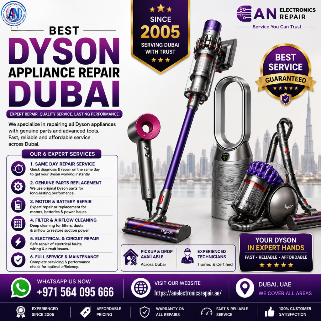 Best Dyson Appliance Repair Dubai