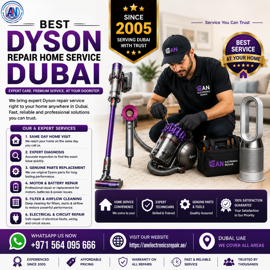 Best Dyson Repair Home Service Dubai