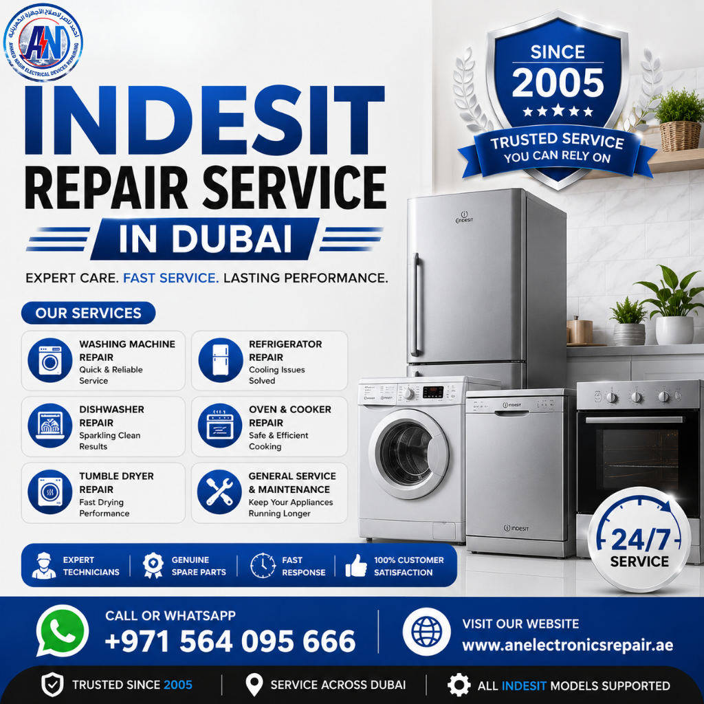 Indesit Repair Service in Dubai
