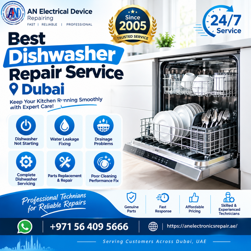 Best Dishwasher Repair Service Dubai