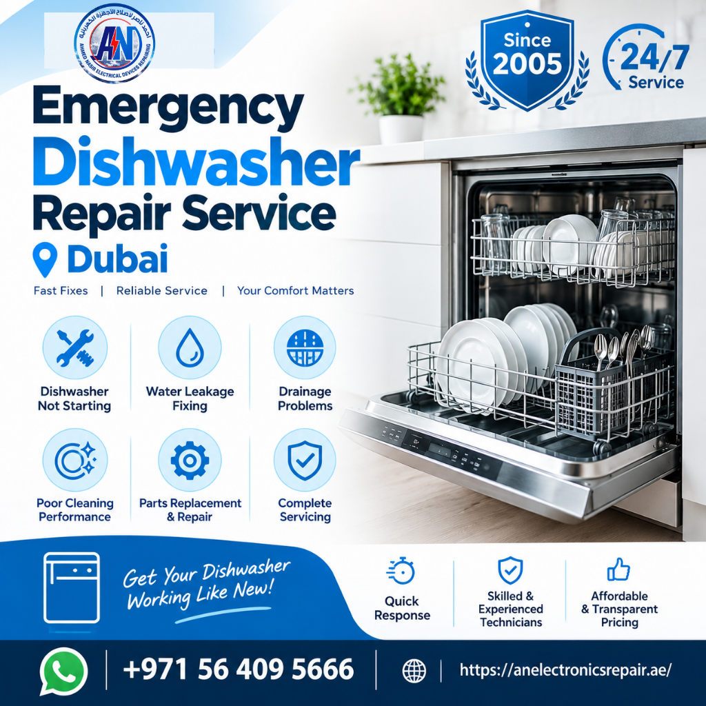 Emergency Dishwasher Repair Service Dubai