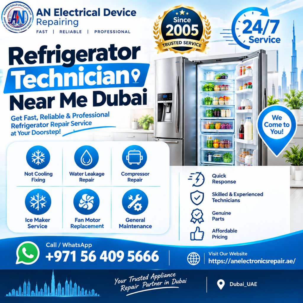 Refrigerator Technician Near Me Dubai