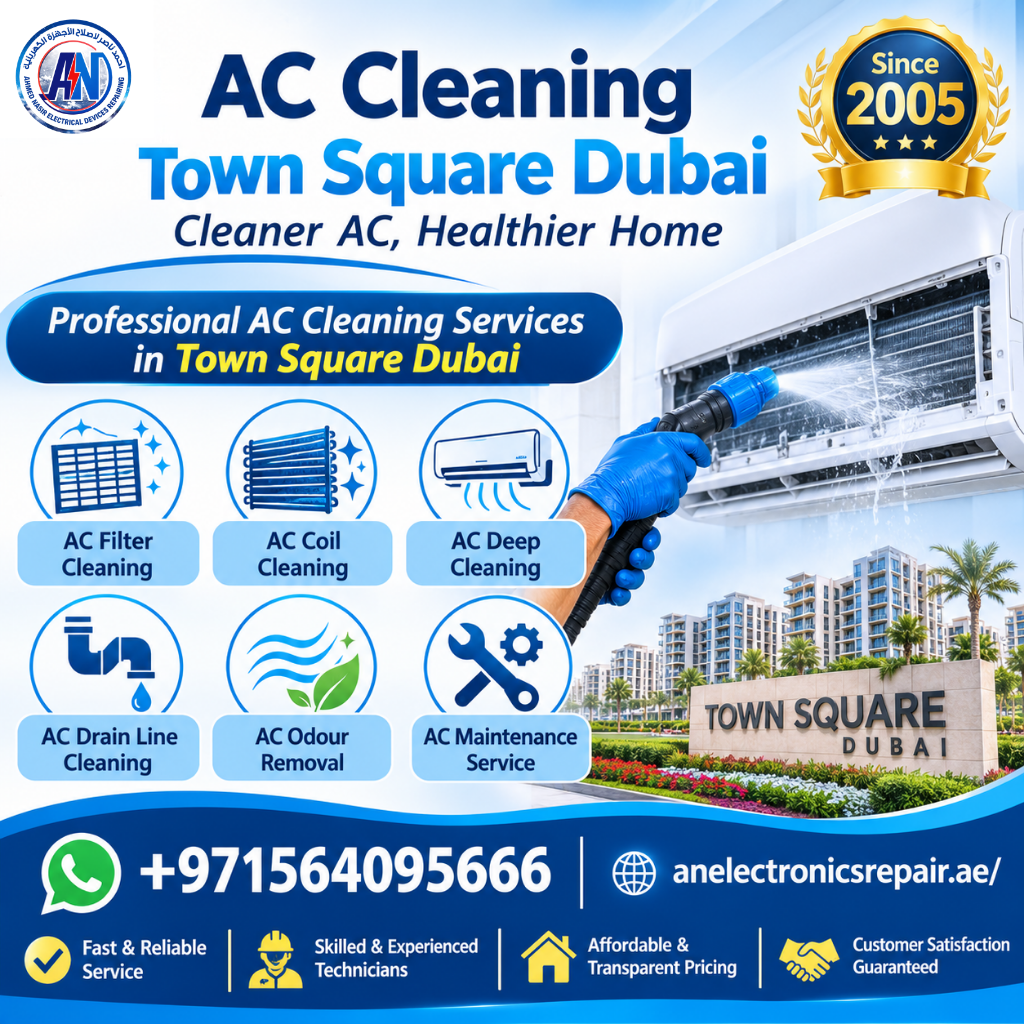 AC Cleaning Town Square Dubai