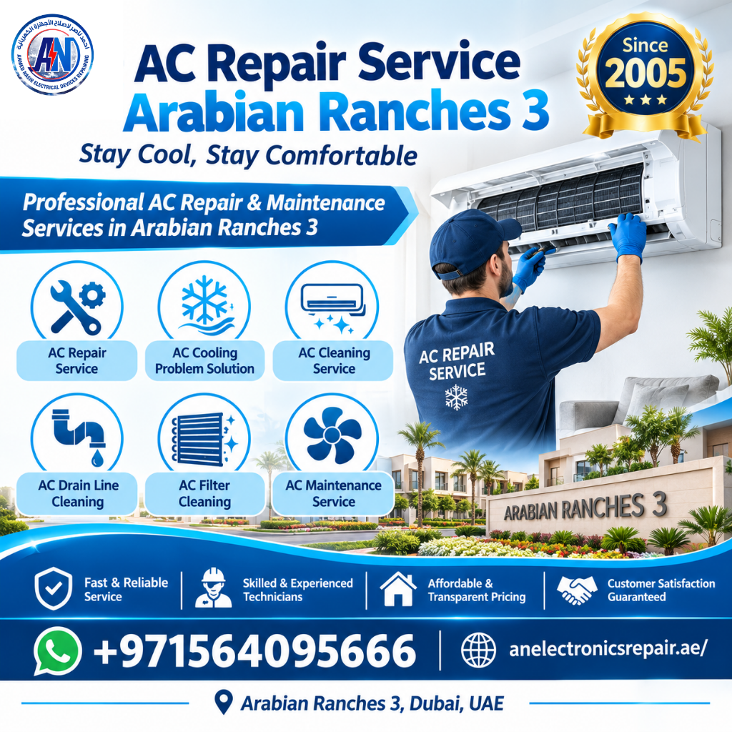 AC Repair Service Arabian Ranches 3