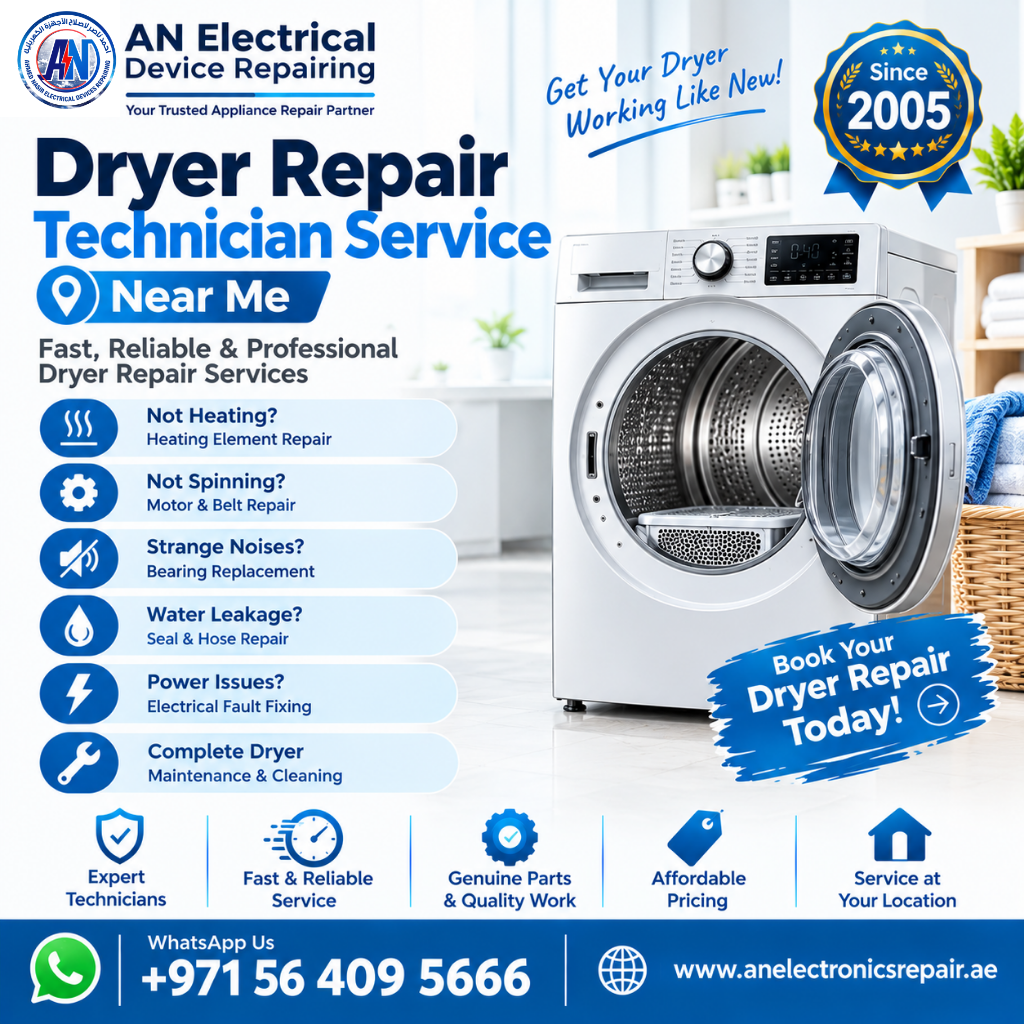Dryer Repair Technician Service Near Me